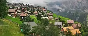 Blick auf Mürren