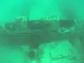 Wrack eines Aichi-E13A-Wasserflugzeugs