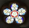 Fünfpassfenster, Stiftskirche von Ossiach, Kärnten, 15. Jh.