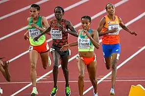 Dawit Seyaum bei den Weltmeisterschaften 2022 in Eugene