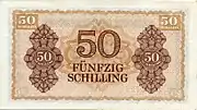 50 Schilling Rückseite