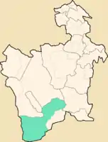 Lage des Municipio San Pablo de Lípezim Departamento Potosí