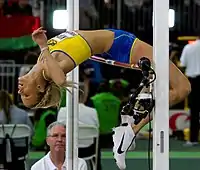 Erika KinseyGeteilter Rang zehn mit 1,85 m
