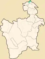 Lage des Municipio Arampampaim Departamento Potosí