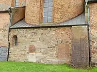 Reste alter Eingänge unter der Nordkonche