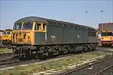 56 008 abgestellt in Saltley (1986)
