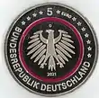 5 Euro Gedenkmünze Deutschland, Prägestätte München "Polare Zone" Rückseite