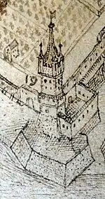 Neuturm nach Hamman um 1631