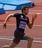 Wie schon über 100 Meter errang der WM-Dritte von 2011 Christophe Lemaitre die Silbermedaille