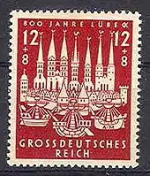 Briefmarke von Alfred Mahlau (1943)