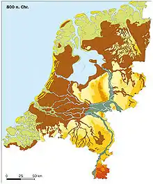 Niederlande 800 n. Chr.