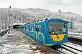 Baureihe 81-540.2K-541.2K am U-Bahnhof Dnipro