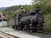 JDŽ 83-052 (vorm. Baureihe BHStB IVa5) in Mokra Gora