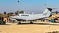 Eine Beechcraft King Air Tsufit der Flugakademie