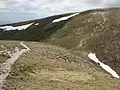 Der Sattel zwischen dem Beinn Bhrotain und dem Monadh Mòr