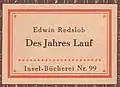 1943 – Edwin Redslob: Des Jahres Lauf (99/3)