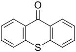 Struktur von Thioxanthon