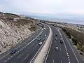 Zum Vergleich: Die (mautfreie) A-7 bei Benalmádena