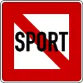 A.13 Fahrverbot für ein Sportboot