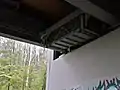 Eine der beiden Wartungsgondeln