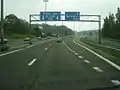 Die A27 in Höhe Verviers-Süd