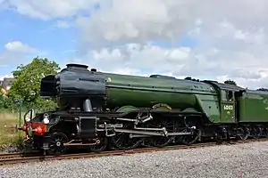 Lokomotive „Flying Scotsman“ der Klasse A3 im Zustand wie um 1959 (Lackierung der British Rail mit Nummer 60103, doppeltem Schornstein und Witte-Windleitblechen)