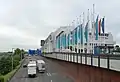 A 100 am AD Funkturm in Richtung Süden mit dem ICC
