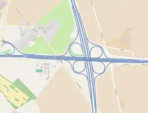 Übersichtskarte Autobahnkreuz München-Ost