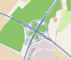 Übersichtskarte Autobahnkreuz Wünnenberg-Haaren