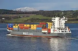 Die ARA Atlantis auf der Clyde (Schottland)