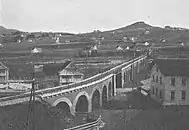 Sitterviadukt um 1905 von Süden