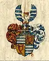 Vermehrtes Wappen derer von Heyden