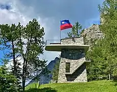 Aussichtsturm Gaflei(kurz nach dem Start)