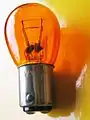 US-Glühlampe 32 W,Type: 1157NA, zweifaden,gelb (natural amber)
