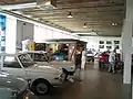Ausstellungssaal B nach dem Einbau der »Garage«