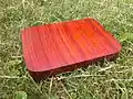 Rötliches Holz von Pterocarpus soyauxii; Afrikanisches Padauk
