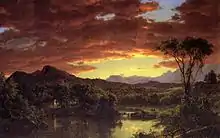 Frederic Edwin Church: A Country Home, 1854