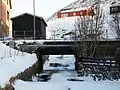 Fluss mit Brücke
