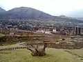 Blick auf Qamsar von Süd nach Nord
