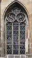 Gotisches Fenster der Matthiaskapelle