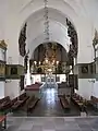 Langhaus und Orgel