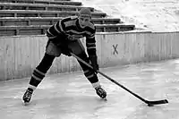 Der Centerspieler Aarne Honkavaara nahm 1952 teil