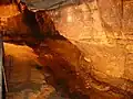 Der Bach in der Abaligeter Höhle