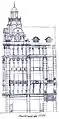 Fassadenentwurf für den Neubau, 1909
