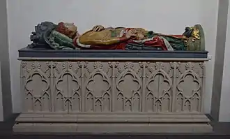 Hochgrab von Heinrich III. von Sayn (Reproduktion)