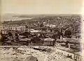historisches Panorama, in der Mitte die Laleli-Moschee; von den Abdullah Frères