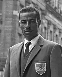 Abebe Bikila (Foto: 1968) – erster Marathonläufer, der seinen Olympiasieg wiederholen konnte