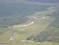 Blick vom südlich liegenden Beinn Suidhe in das Tal des Abhainn Shira