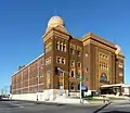 Die Abou Ben Adhem Shrine Mosque in Springfield, seit 1982 im NRHP gelistet
