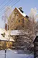 Schachthaus des Abrahamschachtes der Himmelfahrt Fundgrube Freiberg